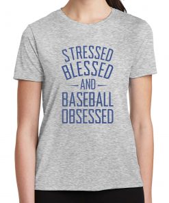 Stressed Blessed and Obsessed T Shirt Yankees Fans New York Baseball 2105