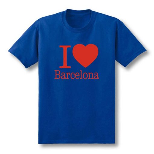 Summer Love Barcelona Creative Men s T Shirt T Shirt Men 2019 New Short Sleeve O 5