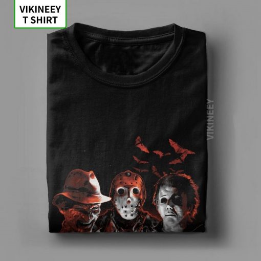 Super Villains Friday T Shirts The 13th Horror T Shirt Jason Voorhees Michael Myers T Shirt 14