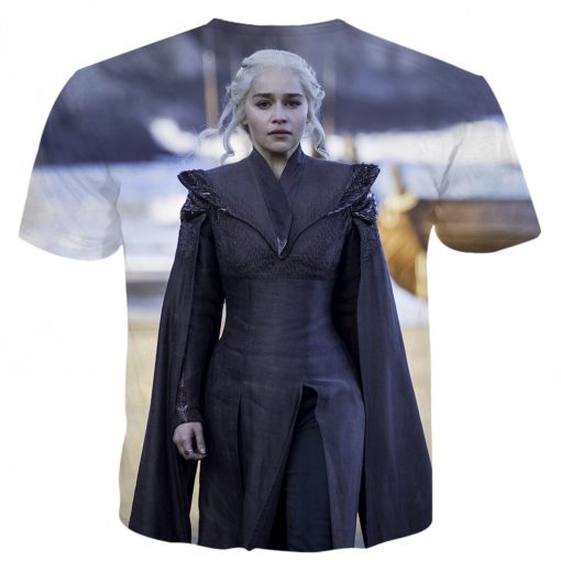 TV Series Game of Thrones T Shirt 3D Printed T Shirt Men Wholesale Clothing Harajuku Streetwear 1