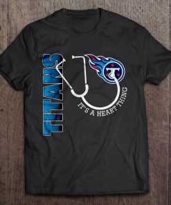 Tennessee Streetwear Harajuku 100 Cotton Men S Tshirt Titans It S A Heart Thing Stethoscope Tshirts