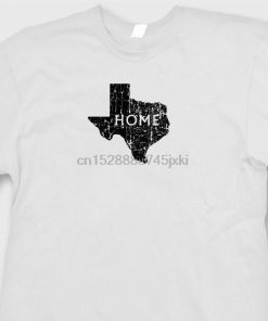 Texas HOME Lone Star Harajuku streetwear shirt men s Pride T shirt Tejas State Texan Tee