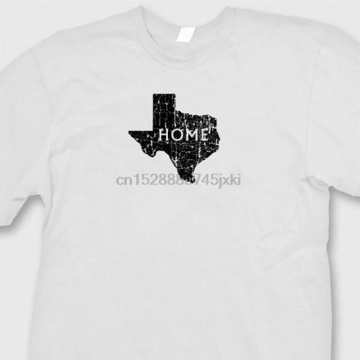 Texas HOME Lone Star Harajuku streetwear shirt men s Pride T shirt Tejas State Texan Tee