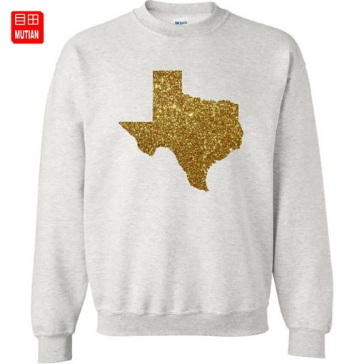 Texas Limited Edition Gold Glitz T Shirt State States Texas State Texan Texas 3
