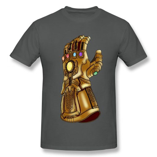 The Infinity Gauntlet T Shirt popular men s short sleeve men White Marvel Iron Man printed 1