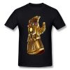 The Infinity Gauntlet T Shirt popular men s short sleeve men White Marvel Iron Man printed