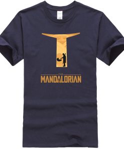 The Mandalorian Hip Hop Men T Shirts Casual Star Wars Tops New Summer 2020 Cotton Baby