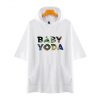 The Mandalorian Star Wars Baby Yoda Women Men Hip Hop T Shirt Harajuku Short Sleeve Hooded