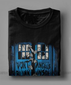 The Walking Angels Dead T Shirt Men Doctor Who Zombies Dont Blink Unique Tops Short Sleeve 3