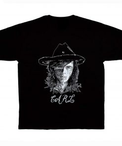 The Walking Dead Carl T Shirt Adult Unisex Sizes S to 3XL