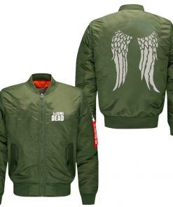 The Walking Dead Hoodie Zombie Daryl Dixon Wings spring autumn men s jacket collar code Air 1
