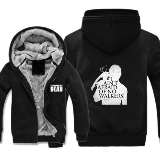 The Walking Dead Jackets cosplay Print Streetwear Thicken Coat Fleece Brand Clothing Tracksuits Hoodies 2