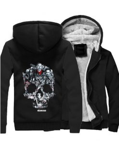 The Walking Dead Rick Grimes Streetwear Hoodies Negan Sweatshirt Men Winter Fleece Thick Hooded Coat Hoodie 1