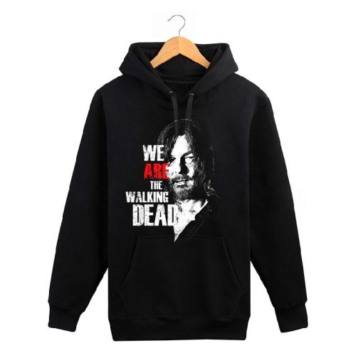 The Walking Dead memorial hoodies men wool liner cotton sweatshirt men Glenn Rick Daril Negan brand 2