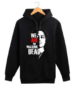 The Walking Dead memorial hoodies men wool liner cotton sweatshirt men Glenn Rick Daril Negan brand