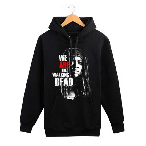 The Walking Dead memorial hoodies men wool liner cotton sweatshirt men Glenn Rick Daril Negan brand 3