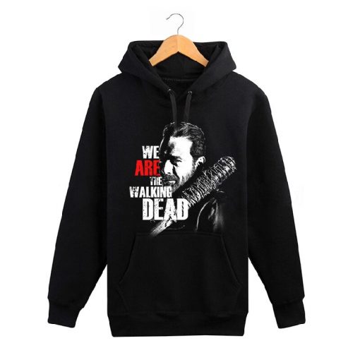 The Walking Dead memorial hoodies men wool liner cotton sweatshirt men Glenn Rick Daril Negan brand 4