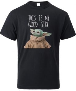 This Is My Good Side Baby Yoda Print T Shirts Men Hip Hop Tops New 2020 1