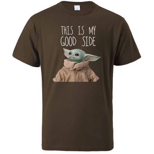 This Is My Good Side Baby Yoda Print T Shirts Men Hip Hop Tops New 2020 3