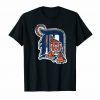 Tiger Mascot Distressed Detroit Base New T Shirt Size M 3Xl High Quality Casual Printing Tee