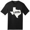 USA Made Local Texan American T Shirt Texas Pride Map