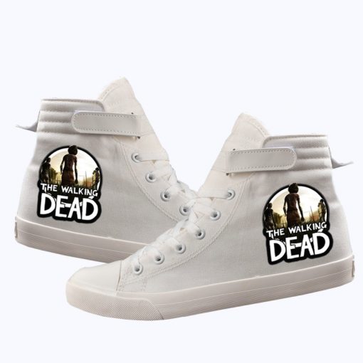 Unisex Winter The Walking Dead Canvas Shoes Lace Up Sneakers Shoes Casual Shoes Leisure Shoes 3