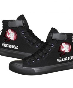 Unisex Winter The Walking Dead Canvas Shoes Lace Up Sneakers Shoes Casual Shoes Leisure Shoes 5