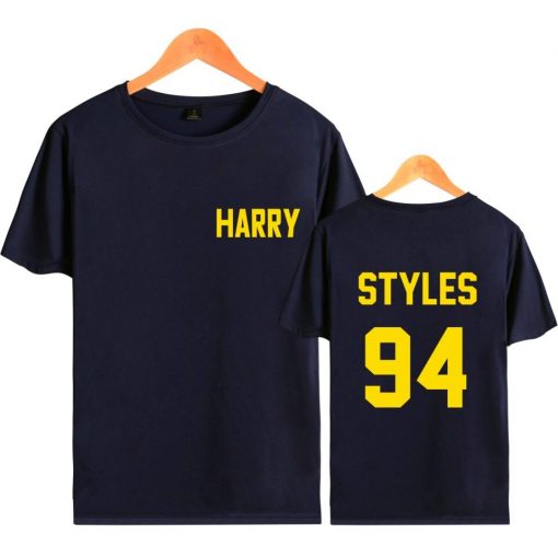 VAGROVSY Summer One Direction Harry Styles Letter Printed T Shirt Women Men Cotton Short Sleeve Casual 3