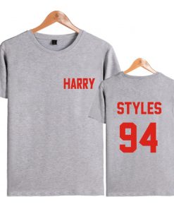 VAGROVSY Summer One Direction Harry Styles Letter Printed T Shirt Women Men Cotton Short Sleeve Casual 4