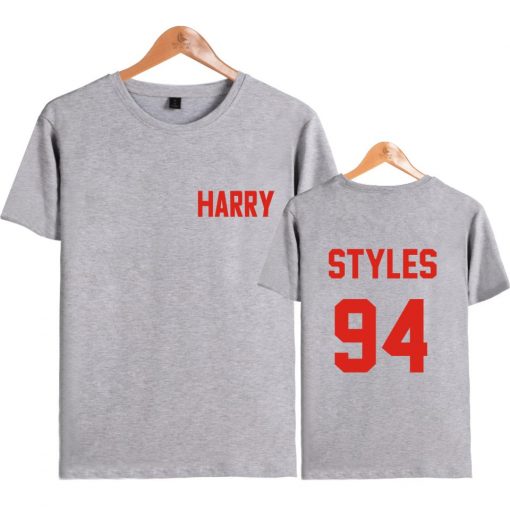 VAGROVSY Summer One Direction Harry Styles Letter Printed T Shirt Women Men Cotton Short Sleeve Casual 4
