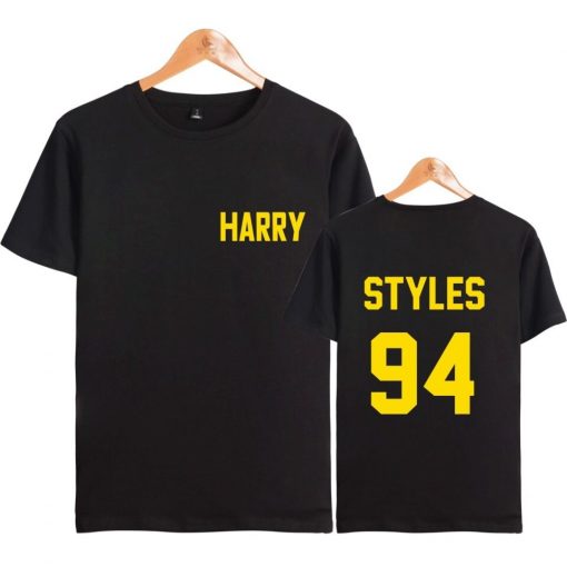 VAGROVSY Summer One Direction Harry Styles Letter Printed T Shirt Women Men Cotton Short Sleeve Casual 5