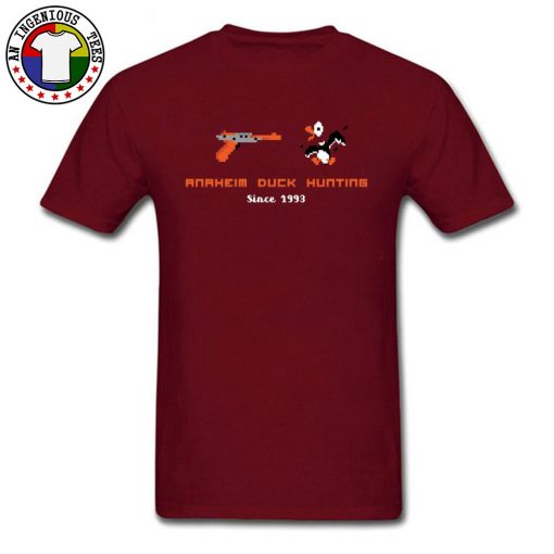 VideoGame Arcade Anaheim Duck Hunting Funny T Shirts Custom Cartoon Print New Tee Shirts Men Gunner 3