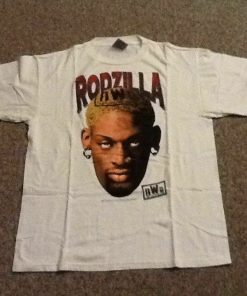 Vintage Shirt 90 S Dennis Rodman 1997 Rodzilla Chicago Bulls Usa Size S 3Xl