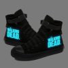 Walking Dead Luminous Women Men Sneakers Canvas Shoes For Youth Boys and Girls Casual Shoes Breathable
