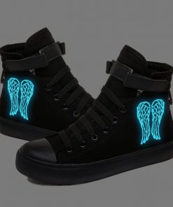 Walking Dead Luminous Women Men Sneakers Canvas Shoes For Youth Boys and Girls Casual Shoes Breathable 5