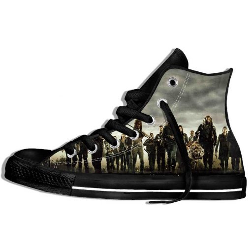 Walking Dead Sneakers 3d Wen Casual shoes Streetwear Hip Hop Funny Shoes Summer Fashion 2019 New 1