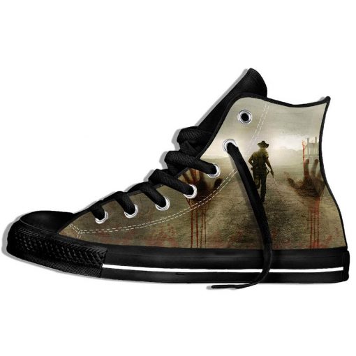 Walking Dead Sneakers 3d Wen Casual shoes Streetwear Hip Hop Funny Shoes Summer Fashion 2019 New 2