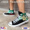 Wen Design Custom Hand Painted Sneakers Walking Dead Men Women s High Top Canvas Shoes for