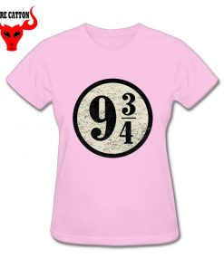 Young girl clothing Pulp Fiction Harry T shirts women maid Platform nine and three quarters T 1