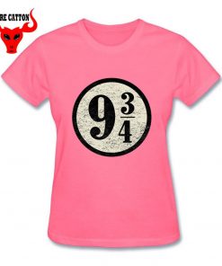 Young girl clothing Pulp Fiction Harry T shirts women maid Platform nine and three quarters T 3