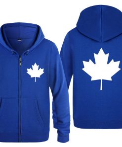 Zipper Hoodies Men Canada or Toronto Maple Leaf Mens Hoodie Hip Hop Fleece Long Sleeve Men 5