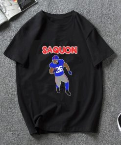 saquon barkley new york giants WoMen T Shirt Short Sleeve Tshirt Harajuku Streetwear Fashion Round Neck
