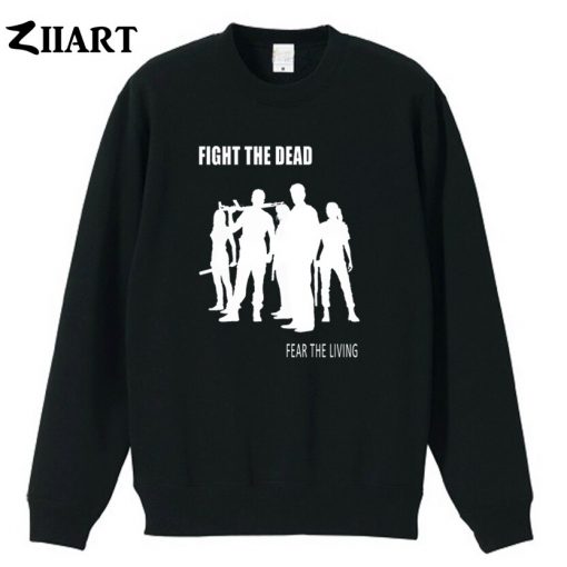 the walking dead FIGHT THE DEAD FEAR THE LIVING couple clothes boys man male cotton autumn 1