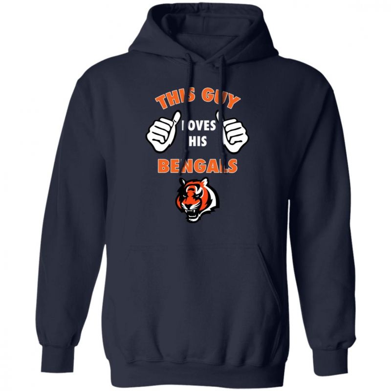 This Guy Loves His Cincinnati Bengals NFL Hoodie - Thegiftsports Store