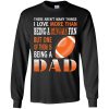 I Love More Than Being A Bengals Fan Being A Dad Football Youth LS T-Shirt