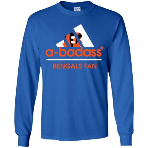 A-Badass Cincinnati Bengals Mashup Adidas NFL Youth LS T-Shirt