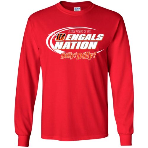 A True Friend Of The Bengals Nation Youth LS T-Shirt