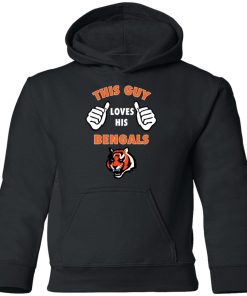 This Guy Loves His Cincinnati Bengals NFL Youth Hoodie