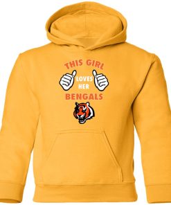 This Girl Loves Her Cincinnati Bengals NFL Youth Hoodie
