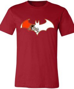 We Are The Cleveland Browns Batman NFL Mashup Unisex Jersey Tee